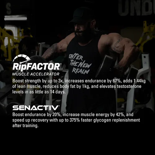 Vista 5 de NutraBio Unbound BYLD - Constructor muscular natural para hombres, apoya el crecimiento muscular, la recuperación y la fuerza - 30 porciones - 60