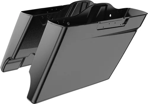 Vista 50 de Alforjas extendidas para Harley Touring Street Glide, Electra Glide, Road Glide 2014-2023 (whisky ámbar)