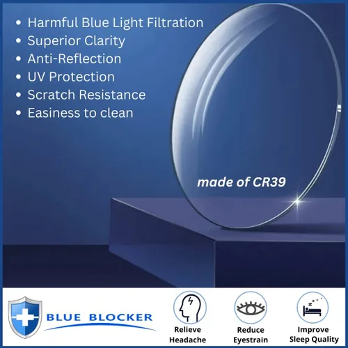 Vista 5 de ProEyes Gafas de lectura nucleares progresivas de corte azul, brazos similares a la madera, 0 poder en la lente superior, antirreflejantes