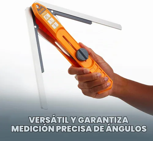 Vista 5 de BORA 530401 MiteriX herramienta duplicadora de ángulo. Duplicador de inglete, herramienta medidora de ángulos que divide a la mitad para que pueda