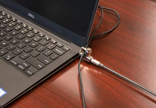 Vista 4 de TZ03T Cerradura de cuña ultra compacta con llave de barril para portátiles Dell Latitude