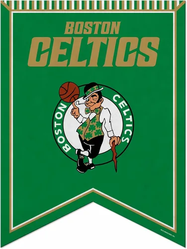 Vista 12 de Rico Industries Banderín de fieltro de balón de baloncesto NBA de 18 x 24 pulgadas