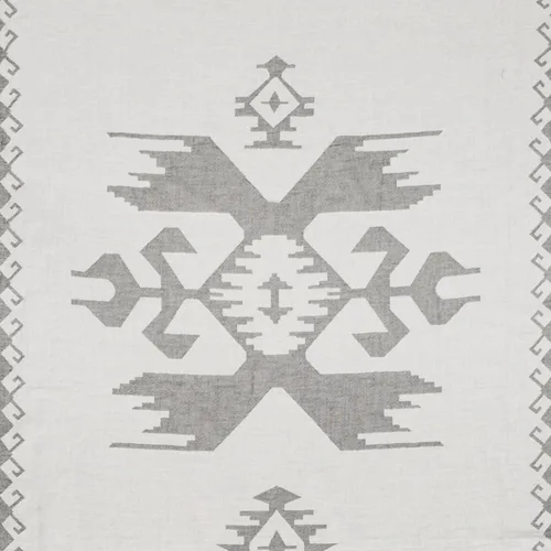 Vista 9 de Bersuse Toalla turca Oaxaca de doble capa 100% algodón, 37 x 70 pulgadas, gris plateado