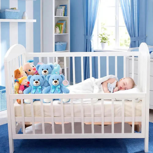 Vista 6 de Civaner Paquete de 4 osos de peluche de 14 pulgadas, lindos osos suaves, regalos a granel para mujeres, mejores amigas y novias (azul)