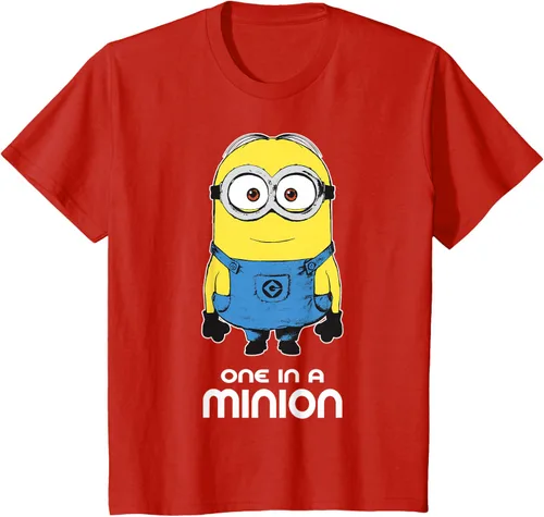 Vista 3 de Despicable Me Camiseta estampada Minions Bob One in A Minion Negro