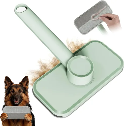 Vista 10 de Removedor de pelusas para mascotas – Removedor de pelusa reutilizable para perros y gatos, cepillo electrostático de pelusas, herramienta mágica