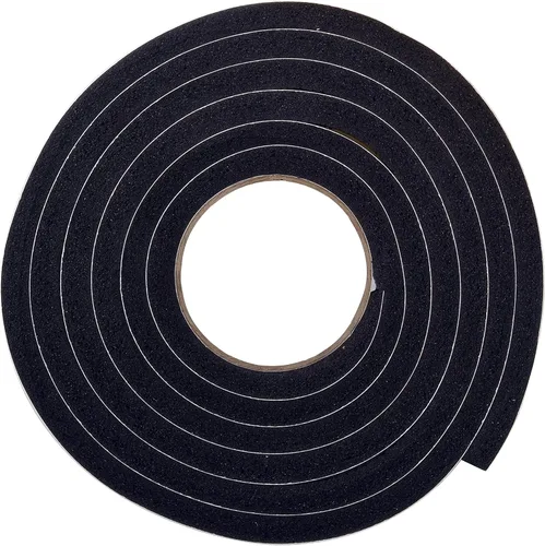Vista 13 de Frost King R516H - Cinta de espuma de goma de esponja de 1-1/4 pulgadas por 7/16 pulgadas por 10 pies de grosor, color negro