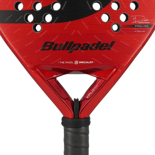 Vista 5 de BULLPADEL Pala de pádel XPLO Comfort Advanced Fibrix Fiber Pala Padel GEOSHAPE para potencia explosiva y alto equilibrio Aerodinámica mejorada