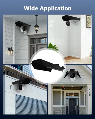 Vista 7 de OOSSXX Cámara de seguridad universal Sun Rain Cover Shield Protective Roof