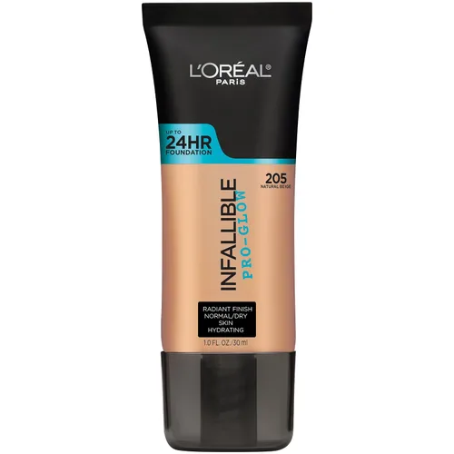 Vista 14 de L'Oreal Paris Base de maquillaje Infallible Pro-Glow hasta 24 horas, Creme Cafe, 1 onza líquida.