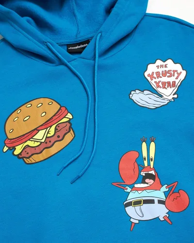 Vista 2 de Nickelodeon Unisex SpongeBob SquarePants Fleece Sweatshirt - Men and Women's Pullover Hoodie