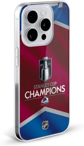 Vista 2 de Head Case Designs Funda rígida con licencia oficial de la NHL Colorado Avalanche Jersey 2022 Stanley Cup Champions compatible con Apple iPhone 11