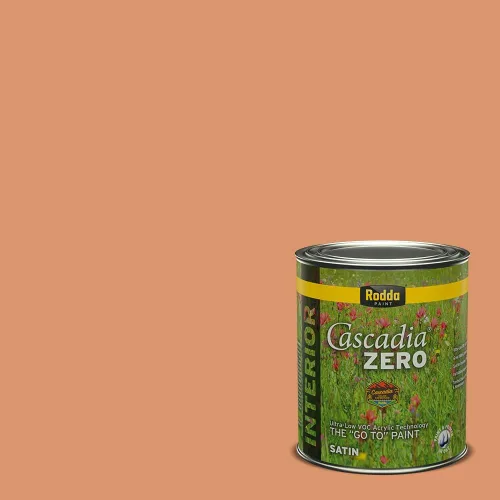 Vista 223 de Rodda Paint CASCADIA ZERO - Pintura plana e imprimación para interiores en uno, cuarto de galón, crema de ballet