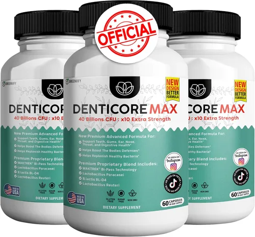 Vista 11 de Max for Gums and Teeth Health – 40 mil millones de UFC Probióticos orales avanzados, soporte para el aliento fresco, 60 cápsulas (paquete de 1)