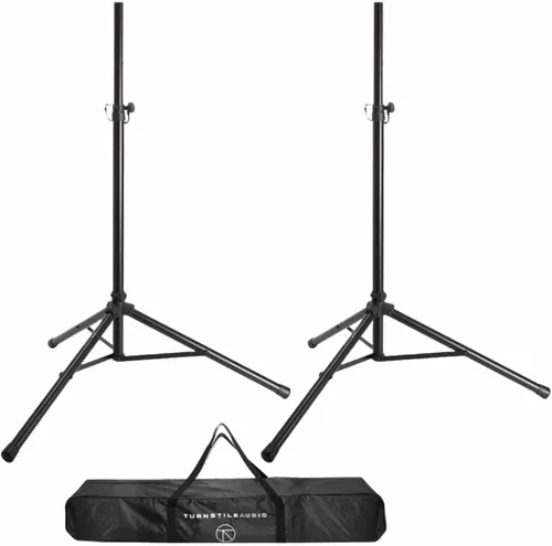 Vista 3 de Behringer EUROLIVE B112D HP Sistema de altavoces PA de 2 vías de 12 pulgadas, par, paquete con soportes de altavoz de audio de torniquete, par, 2