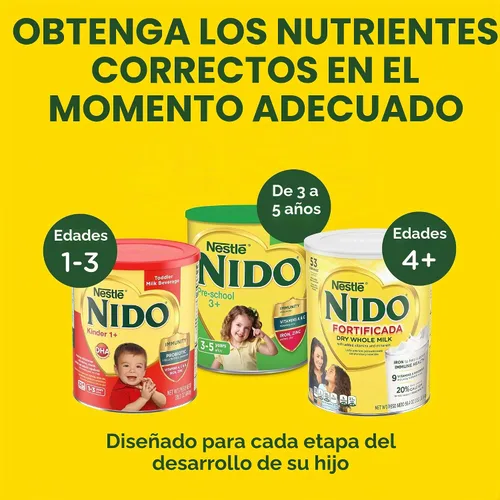 Vista 8 de Nido Fortificada Leche Entera Seca en Polvo 750 g