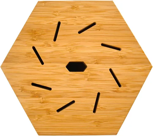 Vista 7 de Bloque de cuchillos universal, el mejor según la investigación independiente ATK., Fine 12" tall with an array top slots SeriousEats/Food&Wine/ATK