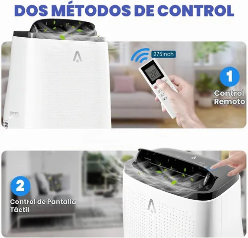 Vista 4 de Garvee Aire acondicionado portátil 3 en 1, unidad de CA de 14000 BTU