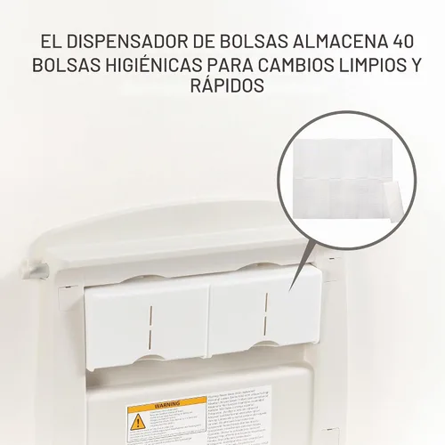 Vista 4 de Rubbermaid Commercial cambiador de bebés horizontal, 1