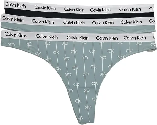 Vista 33 de Calvin Klein Paquete de 3 tanga carrusel B (qp1259-202)/B