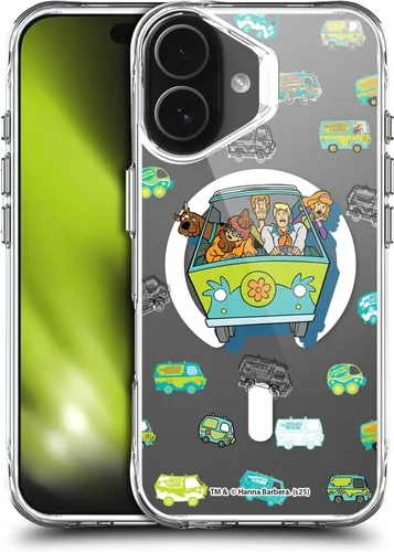 Vista 180 de Head Case Designs Funda con licencia oficial de Scooby-Doo Capture Character Art a prueba de golpes [protección de grado militar] compatible