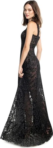 Vista 2 de Dress the Population Vestido largo Anabel Sweetheart Bustier para mujer
