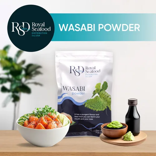 Vista 5 de RSD – Polvo de Wasabi Premium 200g (7 oz) – Polvo de Raíz de Rábano Picante Japonés Real para Sushi, Sashimi y Sumergir - Polvo de Wasabi Orgánico