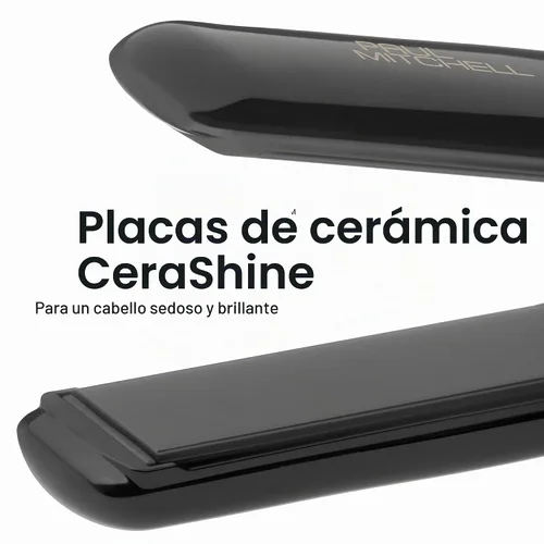 Vista 4 de Paul Mitchell Pro Tools Express Ion Style+ Plancha plana de cerámica de 1 pulgada, ajustes de calor ajustables, para alisar + rizar