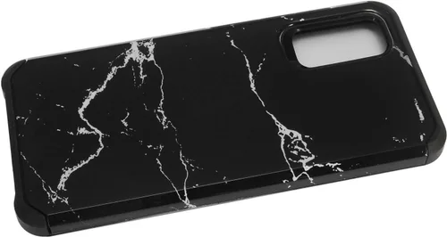 Vista 6 de Para Samsung Galaxy S20 6.2" (SM-G980) - Funda para teléfono con imagen a prueba de golpes - AD1 mármol negro