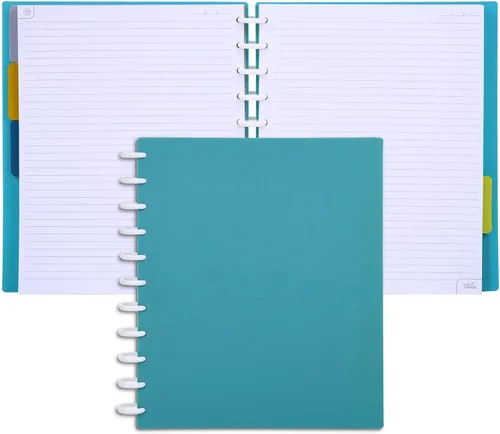 Vista 30 de Talia - Cuadernos de notas con tapas, planificador, personalizables, (Rosa de los 90, Junior (5.5 pulgadas x 8.5 pulgadas))