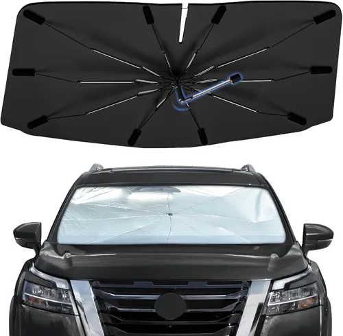 Vista 48 de Sombrilla Parasol para Parabrisas para Mazda 3 2014-2026, Parasol Plegable para Coche para Ventana Delantera, Visera Protectora Solar Altamente