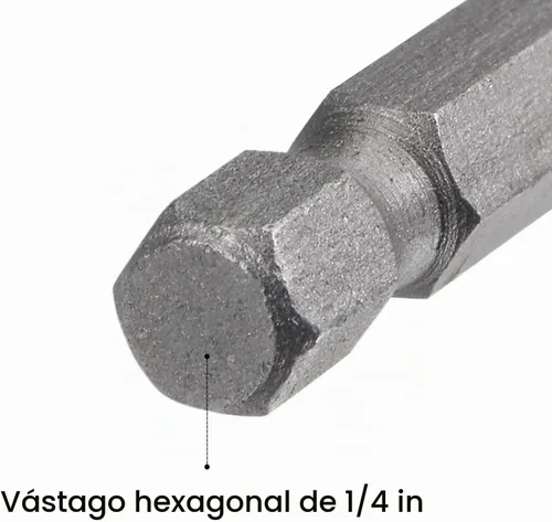 Vista 4 de uxcell Broca de cambio rápido para tuercas, vástago hexagonal de 1/4 de pulgada, brocas de ajuste de tuerca magnética de 1/4 pulgadas, 4 pulgadas