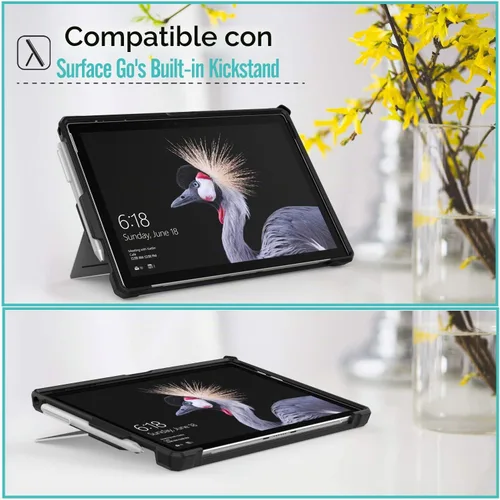 Vista 4 de MoKo Funda para Microsoft Surface Pro 7/ Pro 7+/ Pro 6/5/ 4/ LTE, color Negro