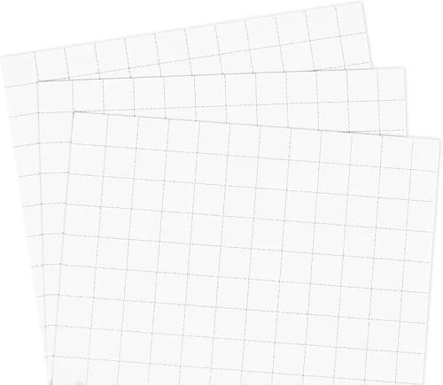 Vista 4 de Home Advantage Tarjetas de índice de cuadrilla de doble cara, gráfico de línea gris rayado (3-x-5)