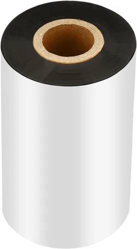 Vista 8 de PATIKIL Cinta de transferencia térmica de cera de 1.96 pulgadas x 984 pies (1.969 in x 984.3 ft), 1 rollo de cinta de impresora de código de barras