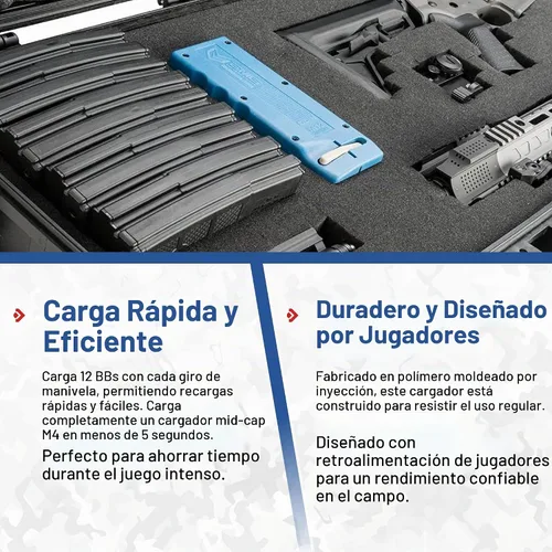 Vista 4 de Evike - Cargador de velocidad EMG Odin M12 Sidewinder con amortiguador de Tierra oscuro