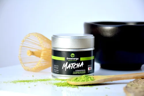 Vista 3 de Greenergy Matcha Premium Ceremonial. 30 Grs. (1.06 oz)