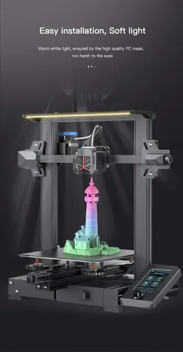 Vista 4 de Creality - Kit de barra de luz LED Ender-3 mejorada para impresora 3D, Ender-3/Ender-3 V2 Neo/Ender-3 Pro/Ender-3S/Ender-3 V2, chip LED mejorado
