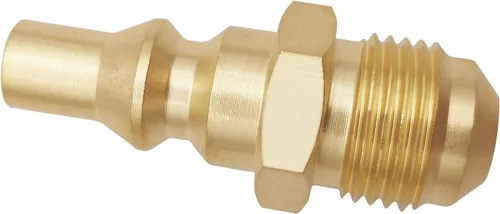 Vista 3 de MENSI Enchufe de conexión rápida de 3/8 "macho Flare X 1/4" para manguera de extensión de propano para manguera de extensión de propano RV