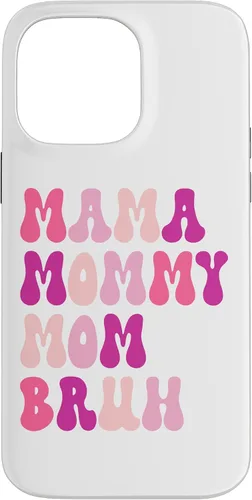 Vista 21 de Ma Mama Mommy Mom Bruh Funny Boy Mom Mothers Day Case for iPhone 17
