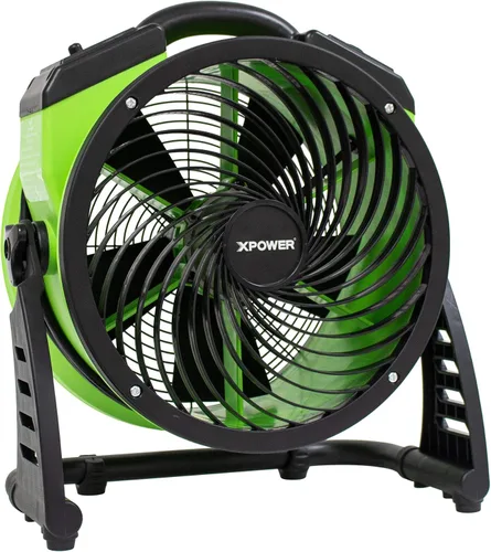 Vista 11 de XPOWER FC-100 - Ventilador industrial de alta velocidad para toda la habitación, circulador de aire, ventilador de piso, velocidad variable