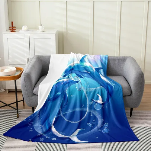 Vista 37 de Erosebridal Hammerhead Shark Flannel Blanket 40x50 Marine Life Fuzzy Plush Throw for Sofa Couch Hammerhead Shark Lover Gifts Ocean Sealife Fleece