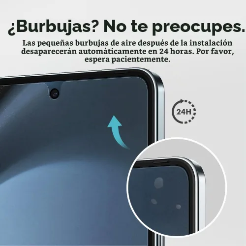 Vista 7 de Protector de pantalla para Samsung Galaxy Z Flip 3 0.18 oz, EPU + TPU, antirreflejos, cubierta completa en el interior + 3 unidades de película