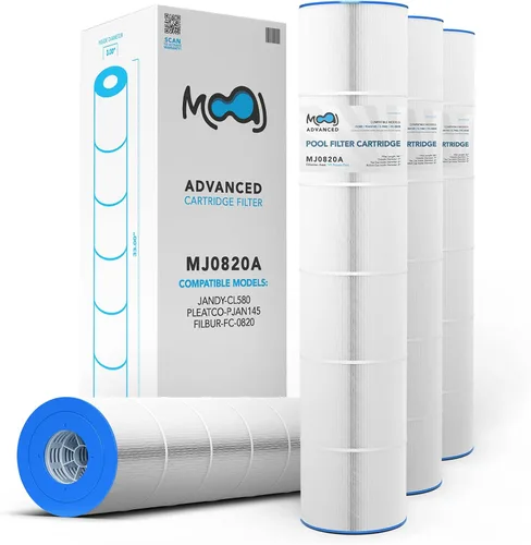 Vista 8 de MOAJ Paquete de 4 filtros avanzados para piscina que sustituyen a Hayward SwimClear C2025, CX470E, CX470-XRE, CX480, CX480-XRE, PA56SV, C-7458