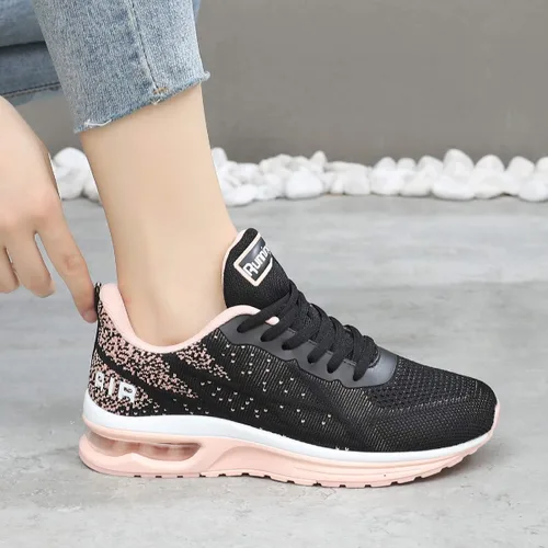 Vista 6 de GANNOU Air Athletic - Tenis para mujer, de moda, para el gimnasio, deportes, correr, trotar, tenis y acondicionamiento físico, tallas 5.5-11