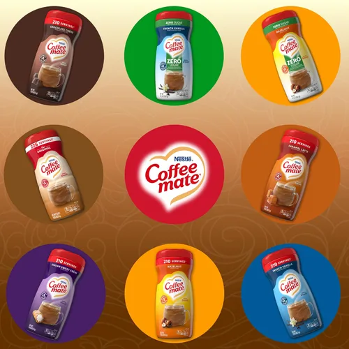 Vista 8 de Coffee mate Crema de café en polvo sin grasa original, 1 paquete de 16 onzas