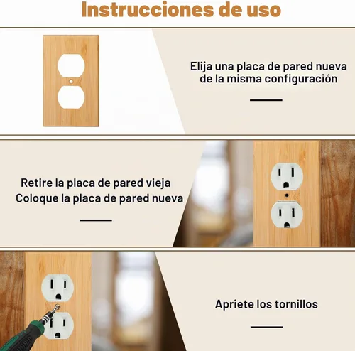 Vista 3 de Pinkunn - Placa de interruptor de pared sin terminar, 20 unidades, 4.5 x