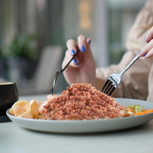 Vista 7 de Fusion Select Arroz rojo de 5 libras, arroz rojo de alta calidad, arroz de grano largo sin OMG, naturalmente sin gluten, arroz tailandés no pegajoso