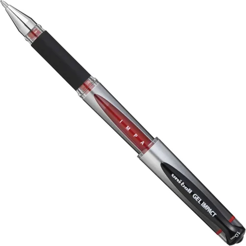Vista 7 de Uniball Uni-Ball UM-153S Gel Impact - Bolígrafo de gel de 0.039 pulgadas, cuerpo elegante y ligero, tinta ultra suave, tinta azul, paquete de 1
