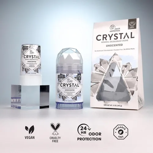 Vista 9 de Desodorante sin aroma CRYSTAL BODY (4.25 onzas líquidas)